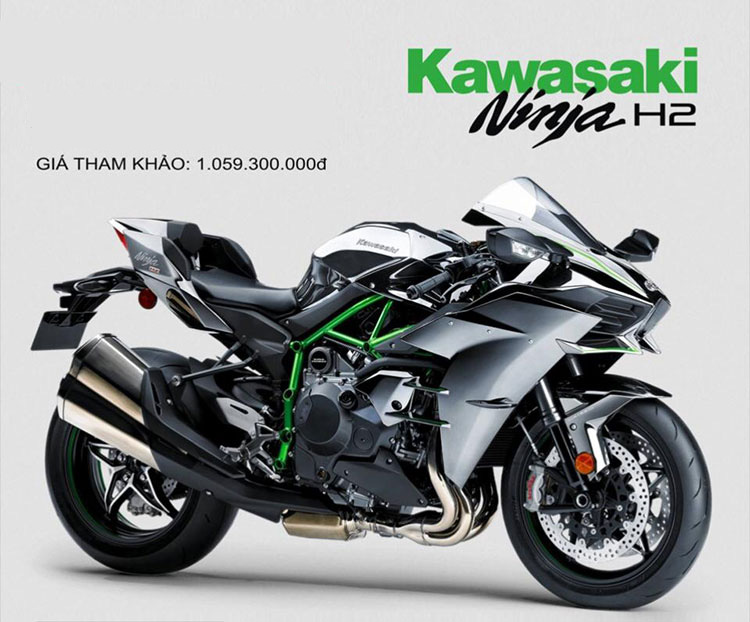 Kawasaki Ninja H2 có giá chính hãng 1,059 tỉ đồng tại Việt Nam, Ninja 300  giá 195 triệu