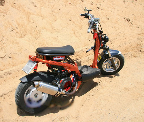 Honda Zoomer 50cc độ độc đáo với phong cách Ruckus trên đất Việt