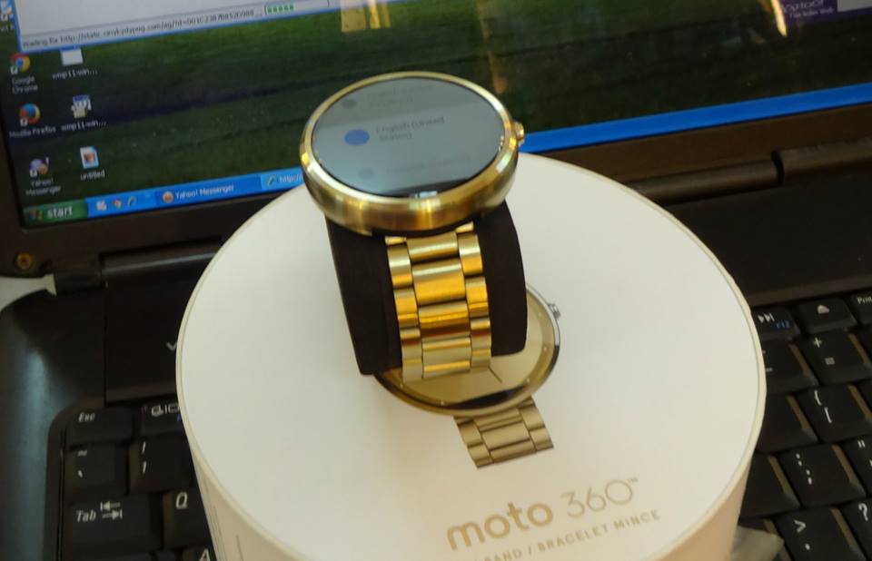 [Trên Tay] Đồng hồ thông minh Moto 360 Gold ( phiên bản chuẩn không cần