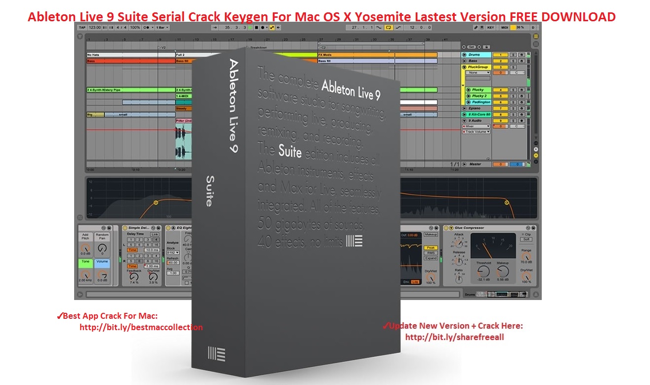 free for mac download Ableton Live Suite 11.3.4