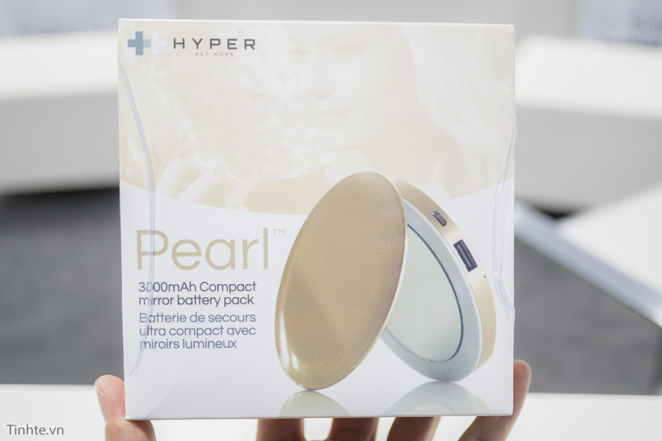 Trên tay Hyper Pearl Pin di động kiêm gương trang
