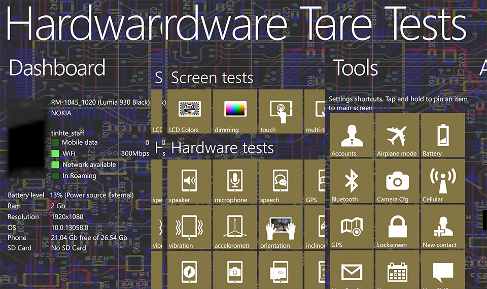 [W10M] Hardware Tests ứng dụng kiểm tra chức năng hệ thống toàn diện