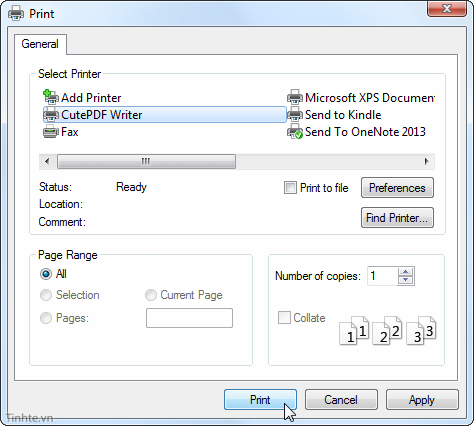 Có thể in được những file PDF có nhiều trang không?
