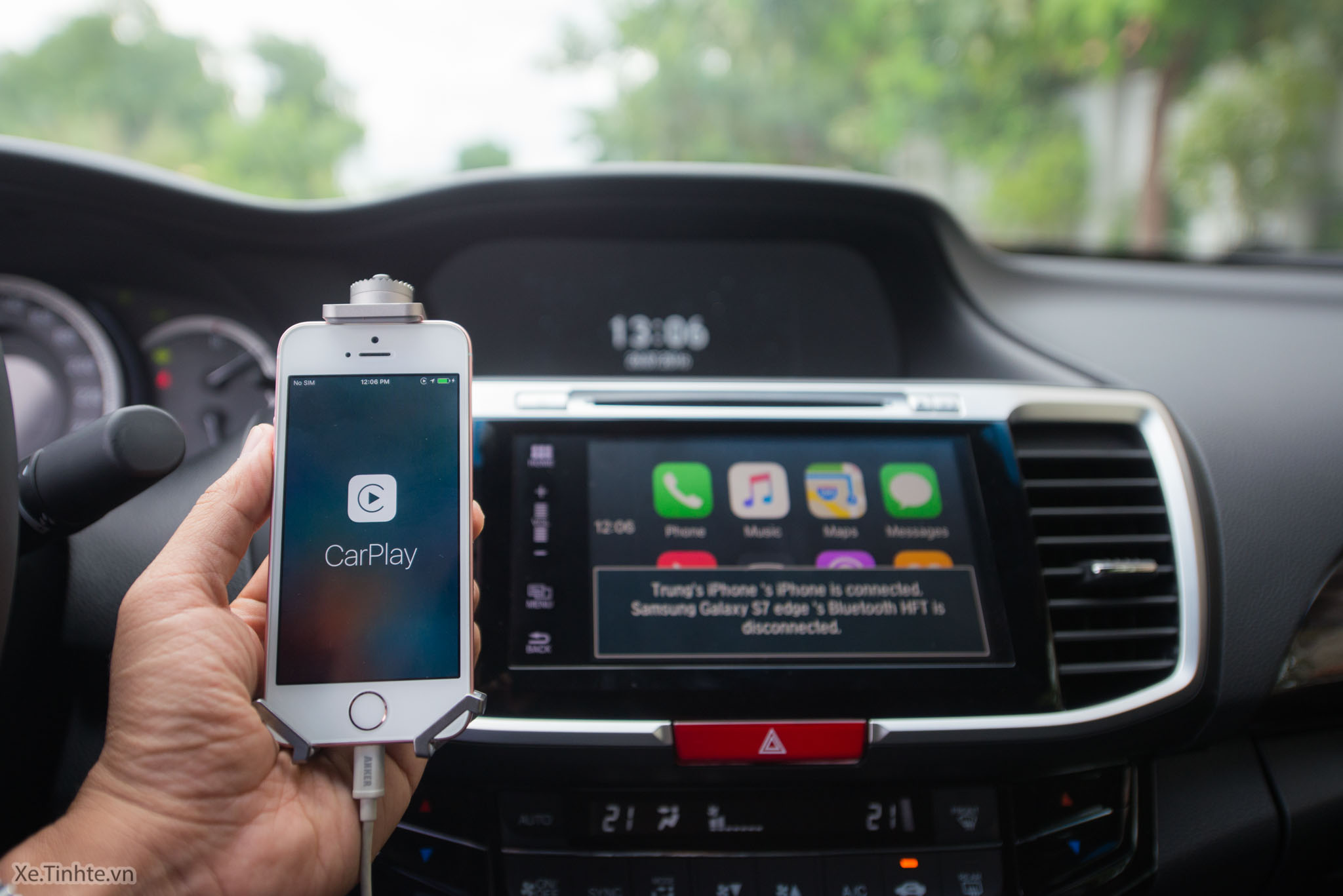 [Video] Dùng thử Apple CarPlay trên Honda Accord 2016