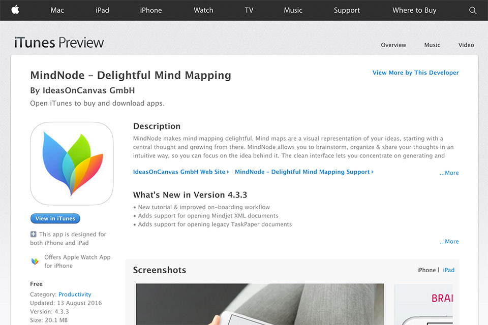MindNode for apple download