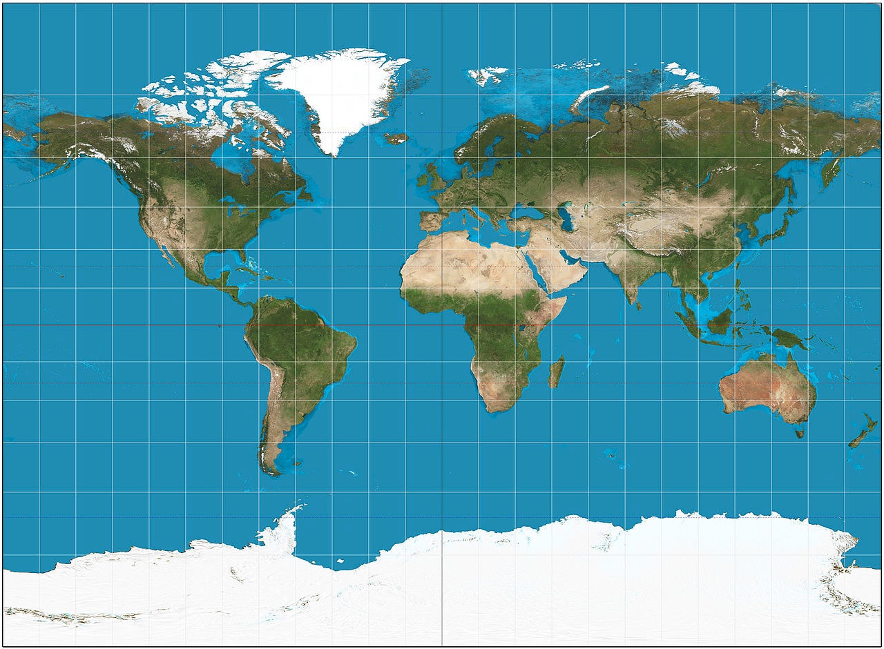 Đây là tấm bản đồ thế giới với tỷ lệ kích thước chính xác nhất ...