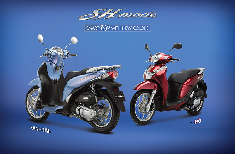 Honda Việt Nam nâng cấp SH Mode 125 với khóa thông minh Smart Key, 2 màu mới, giá từ 51 triệu