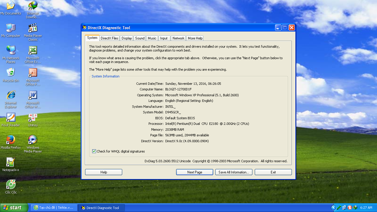 Cấu hình cài windows XP 64bit Viết bởi Dark Light