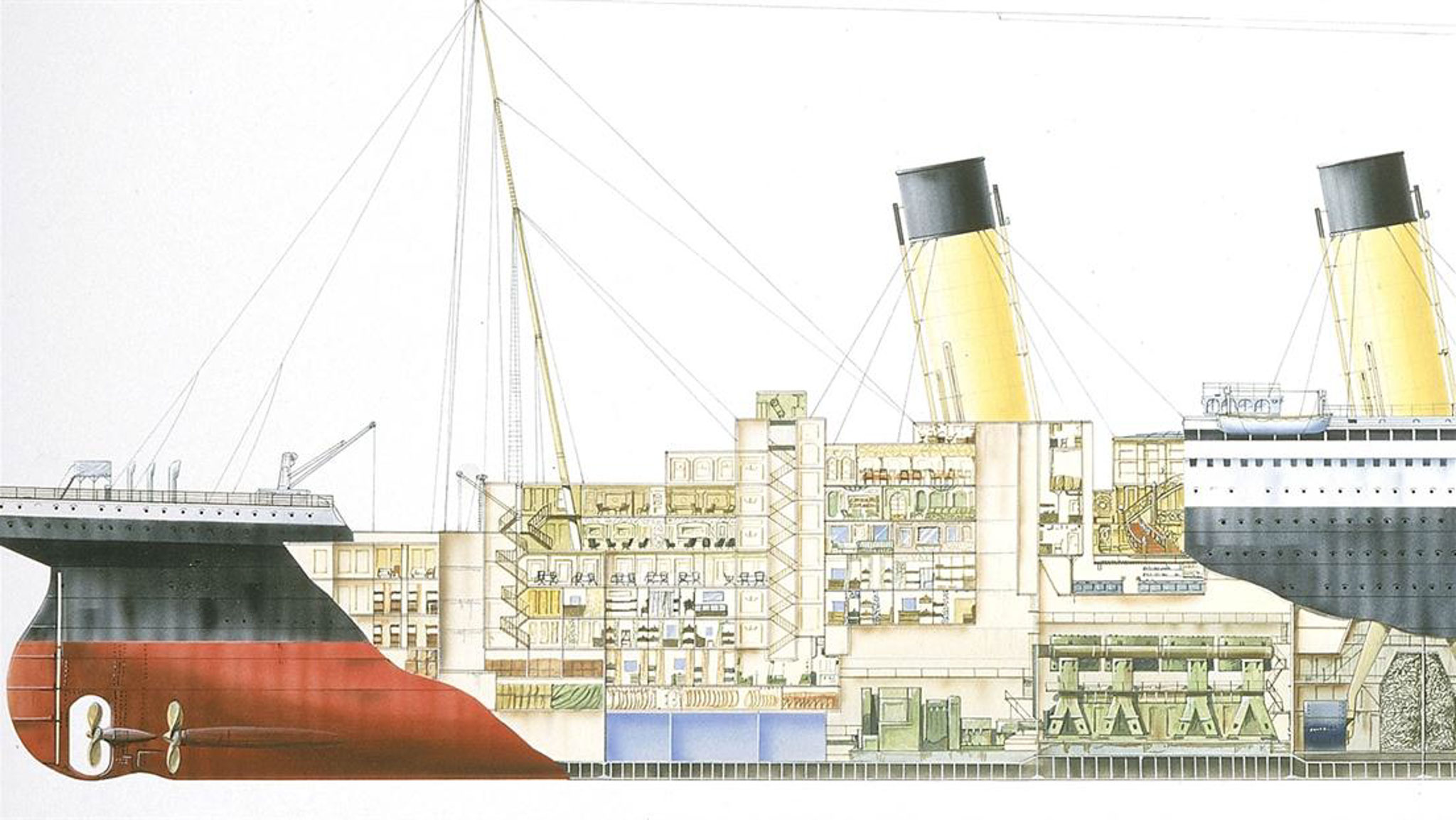 Строение корабля Британика