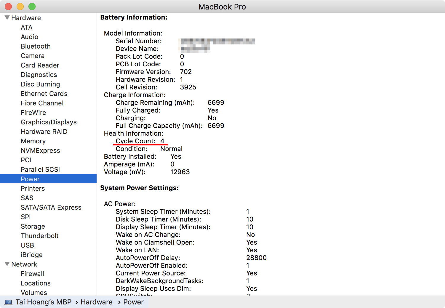 Tìm hiểu về "Cycle Count" của máy MacBook. Tại sao máy mới vẫn có khi