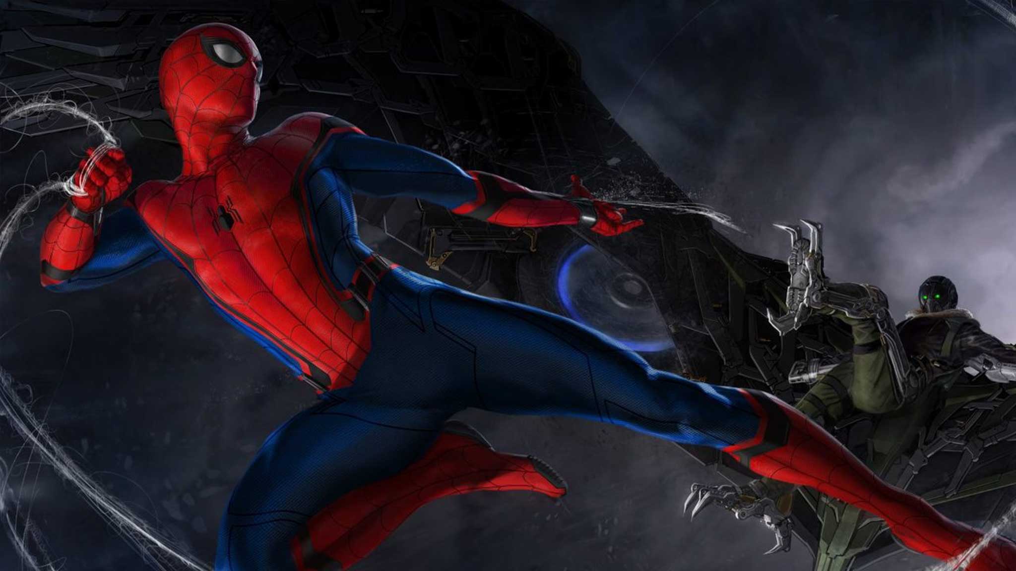 Phim SpiderMan Homecoming  Người nhện với tên cướp ngân hàng 2K tải  xuống hình nền