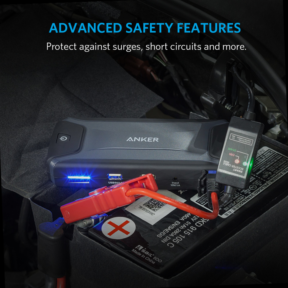 [Video] Hướng dẫn kích nổ động cơ ô tô bằng bộ Anker Jump Starter khi