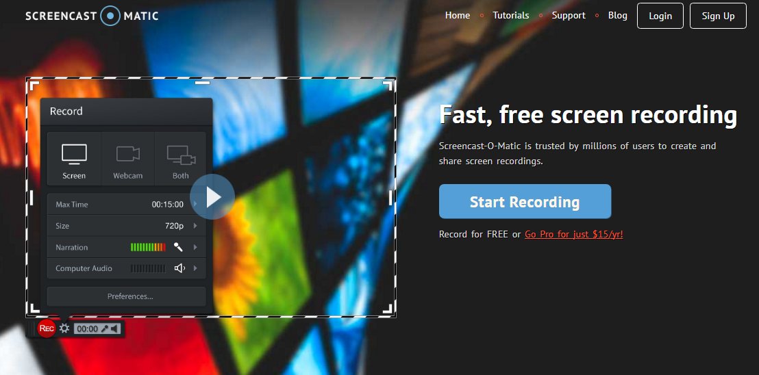 castomatic screen recorder