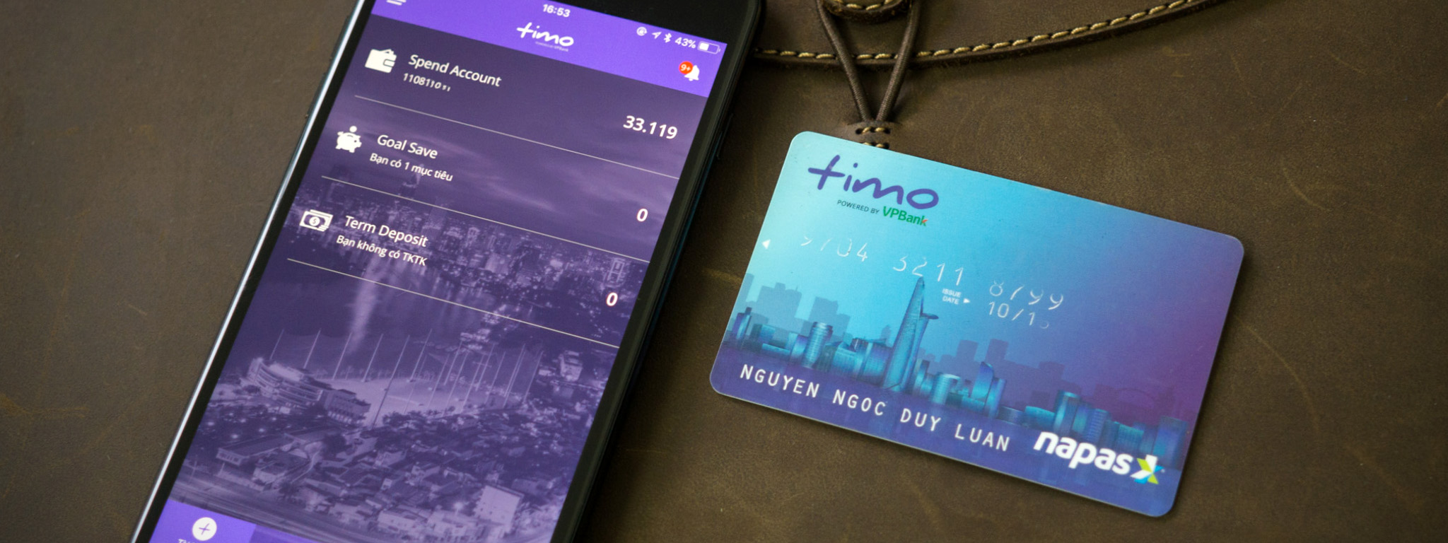 trải nghiệm thẻ timo app web ngon
