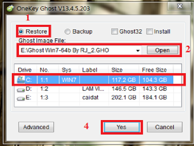 Hướng dẫn cách ghost windows bằng onekey ghost | Tinh tế