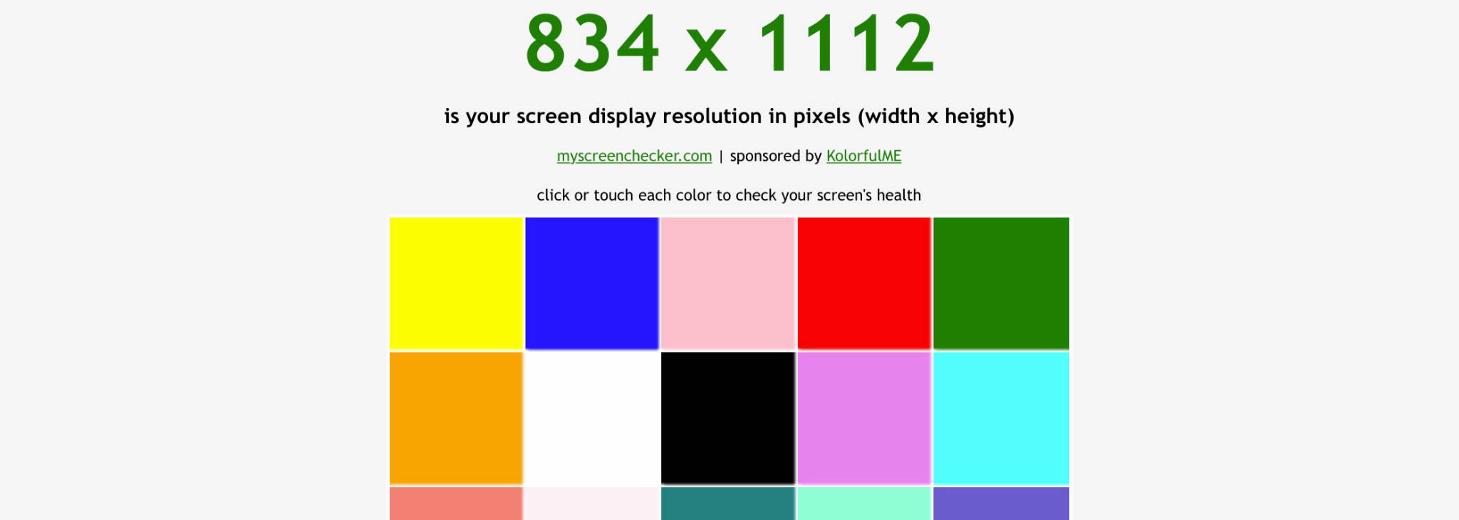Trình duyệt không phải luôn đáng tin cậy để thử màu màn hình của bạn. Với bức ảnh kiểm tra màu sắc của chúng tôi, bạn có thể dễ dàng tìm ra chính xác những màu sắc phù hợp với màn hình của mình.