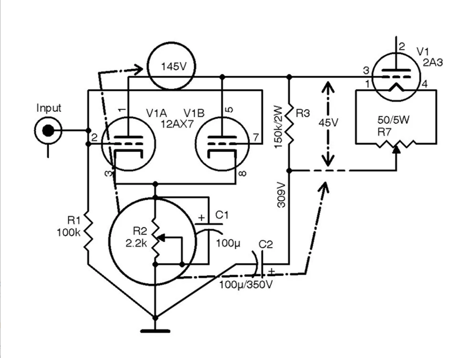 monospace-2a3-amplifier-single-ended-amply-đèn-điều-chỉnh-bias.PNG