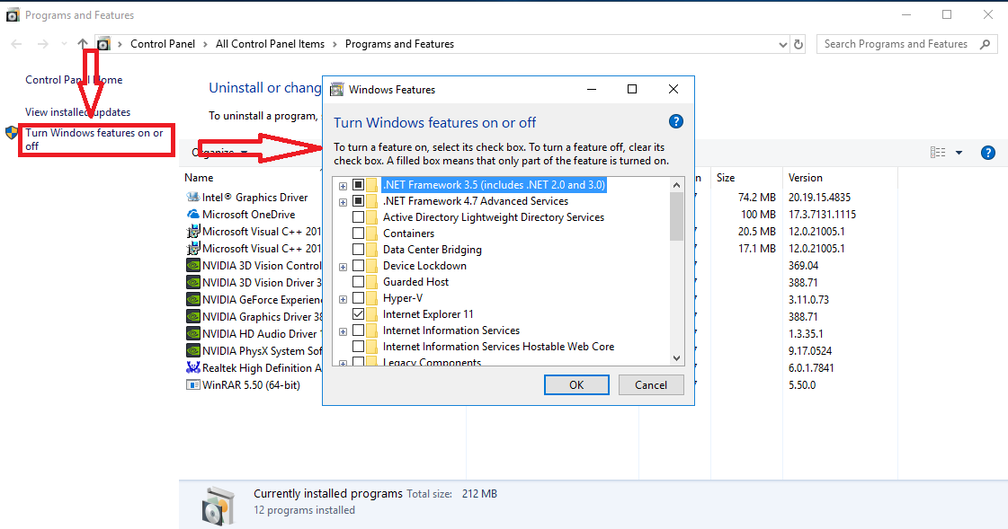 Kh ng c i c framework 3 5 tr n windows 10 vi t b i mrqd