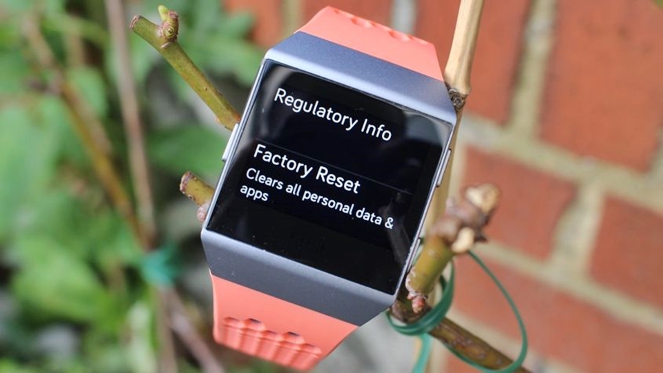 how to reset fitbit ionic