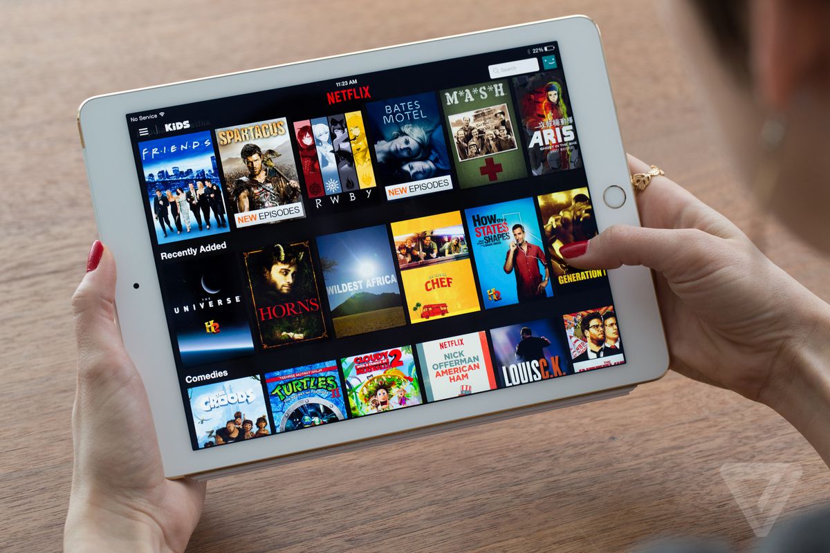 how to get time off netflix screen ipad