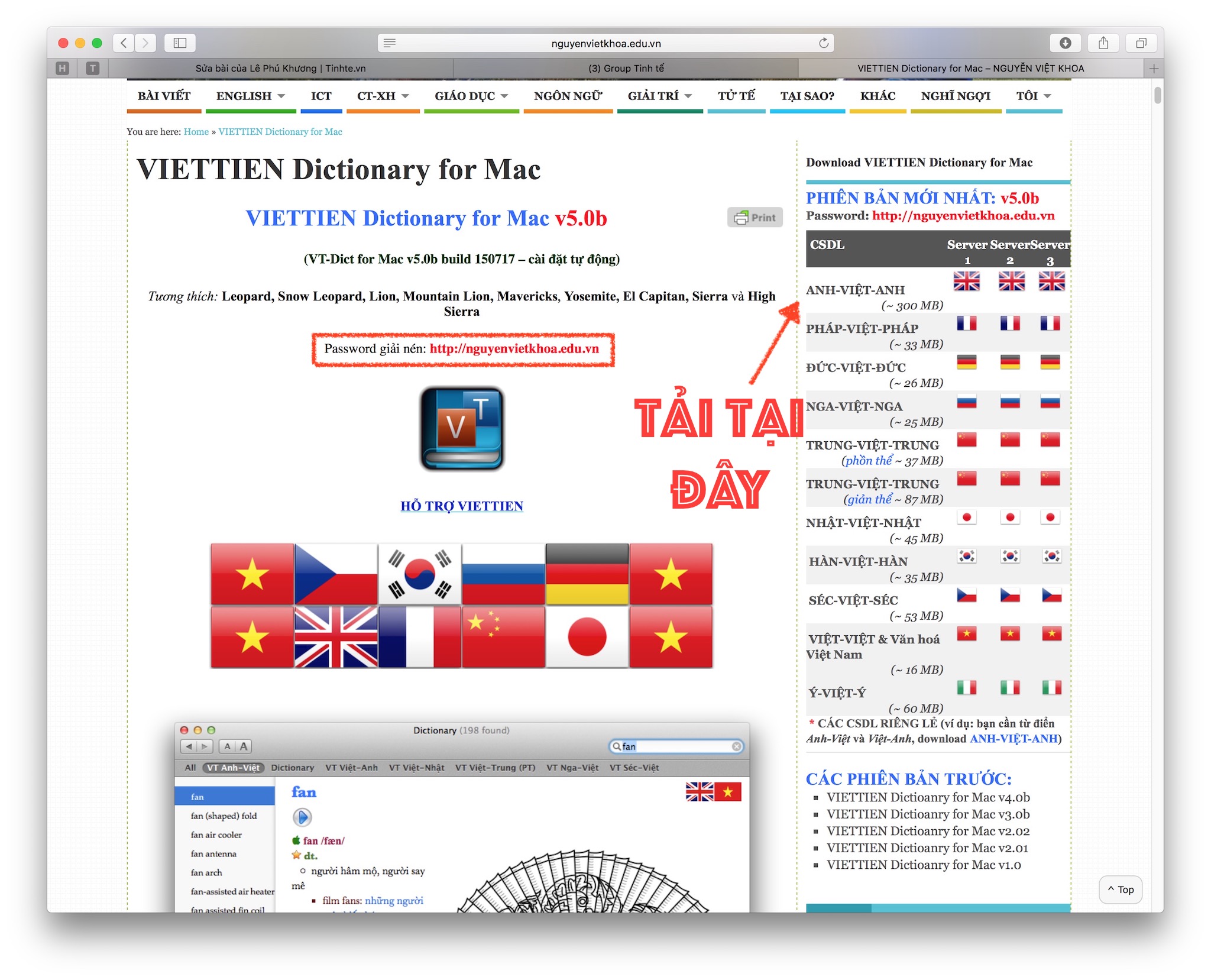 viettien dictionary for mac