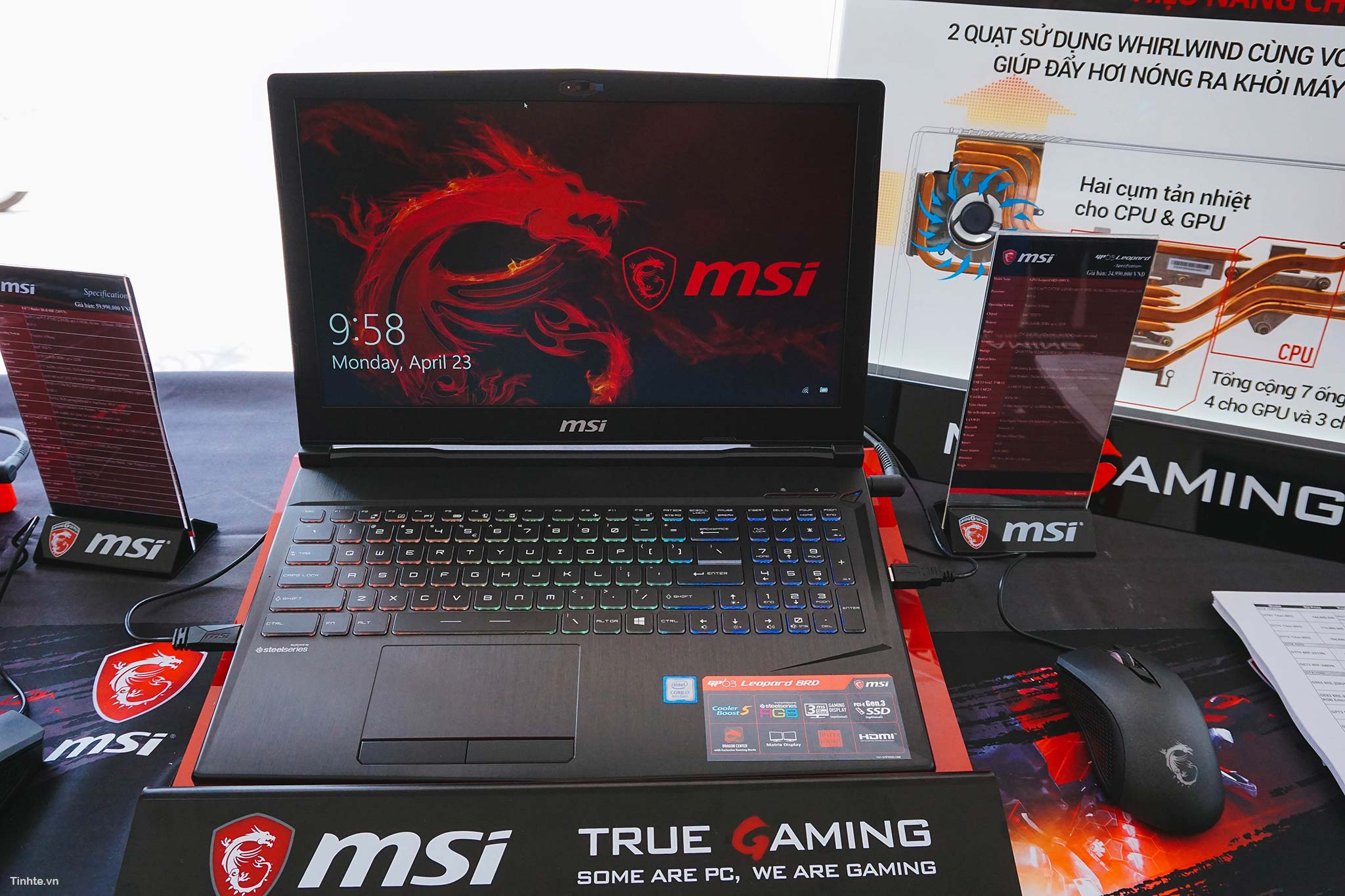 msi gs65 dragon center