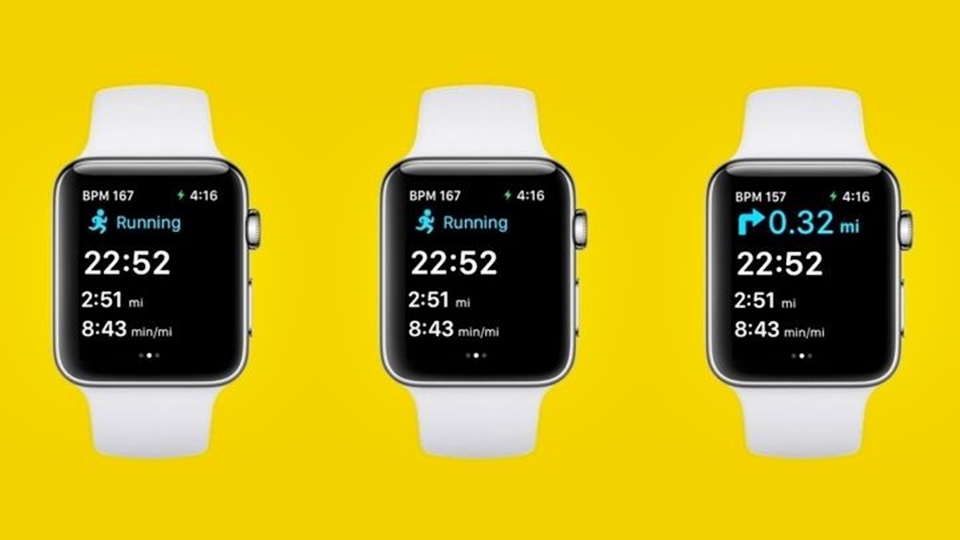 running with apple watch