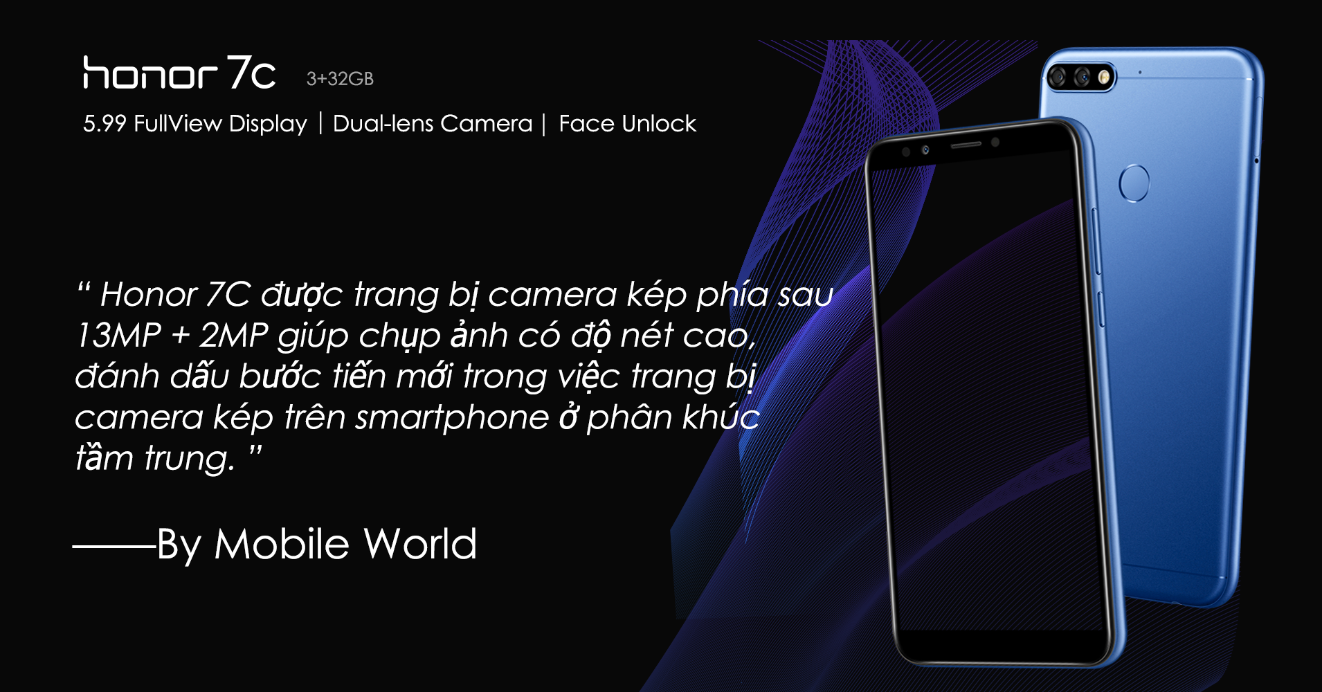 Honor 7c đánh dấu bước tiến mới trong việc trang bị camera kép trên ...