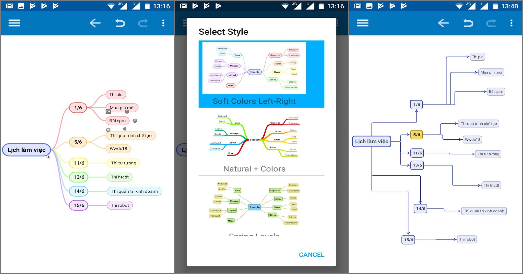 SimpleMind Pro - Ứng dụng Mindmap Android: SimpleMind Pro là lựa chọn hàng đầu cho những người muốn tổ chức ý tưởng của mình một cách rõ ràng và bừng sáng trên Android. Với giao diện thân thiện và đơn giản cùng với nhiều tính năng, SimpleMind Pro giúp bạn viết chú thích, ghi chú và thậm chí vẽ mindmap của mình chỉ với vài chạm.