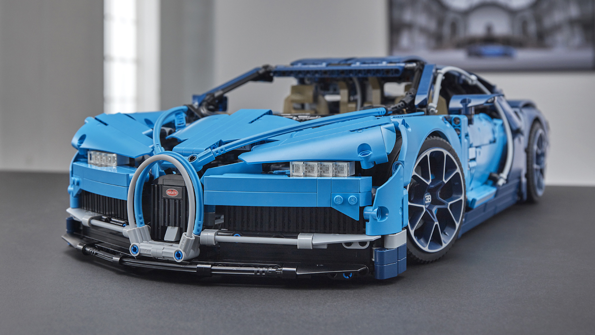 Mô Hình Nhựa 3D Lắp Ráp Technic Siêu Xe Đua Bugatti Chiron KK6890 4031  mảnh 18  LG0084  ArtPuzzlevn