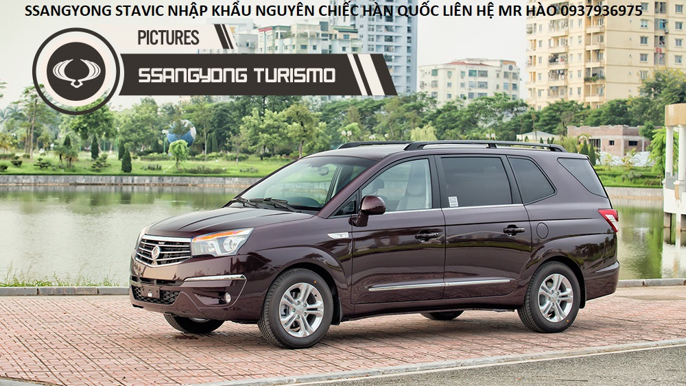 Thông số kích thước xe Ssangyong Turismo 9 chỗ ngồi mới nhất
