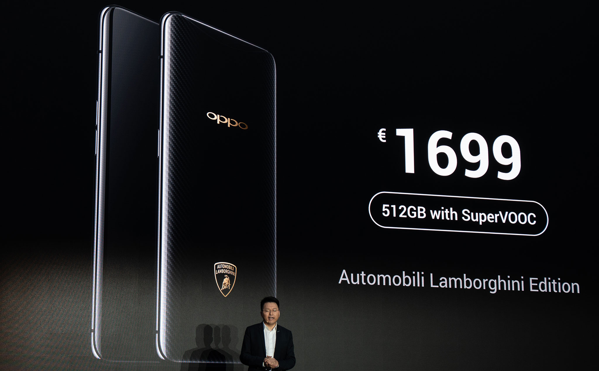 Oppo Find X bản thường giá 999$, bản Lamborghini có sạc siêu nhanh + 512GB  giá 1699$