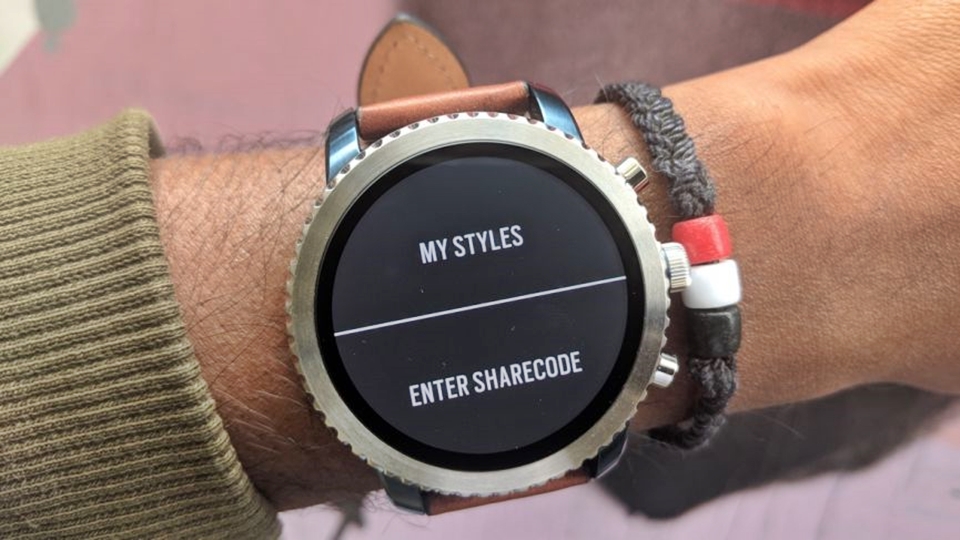 fossil q explorist spotify