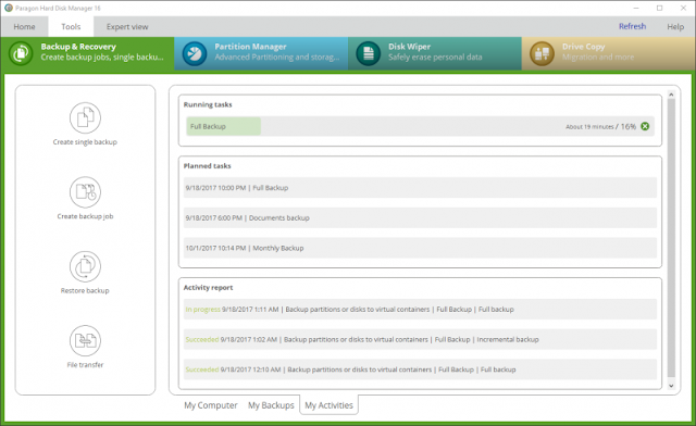 Phần mềm Paragon Partition Manager