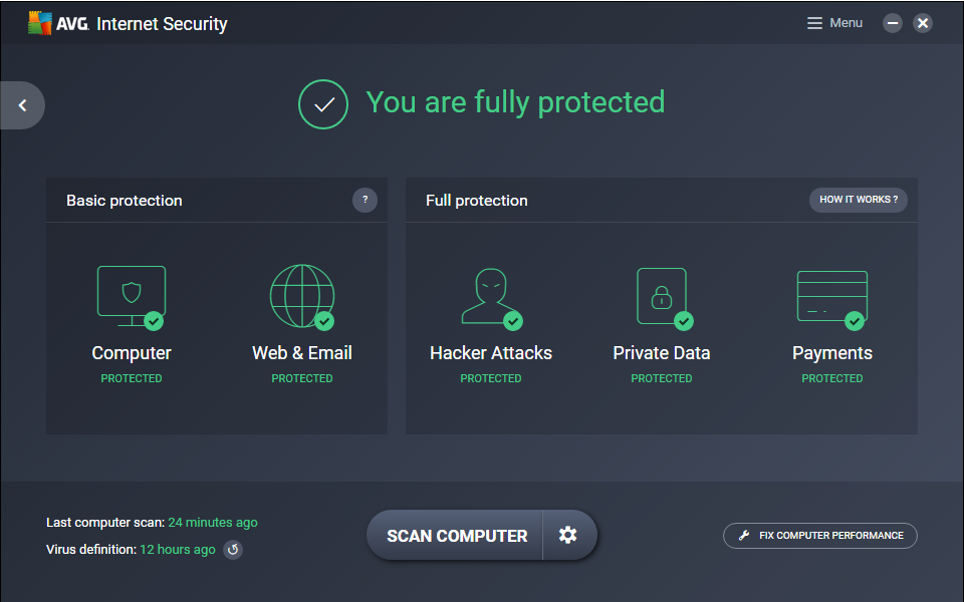 Free Avg Internet Security 18.5.3059 License Key