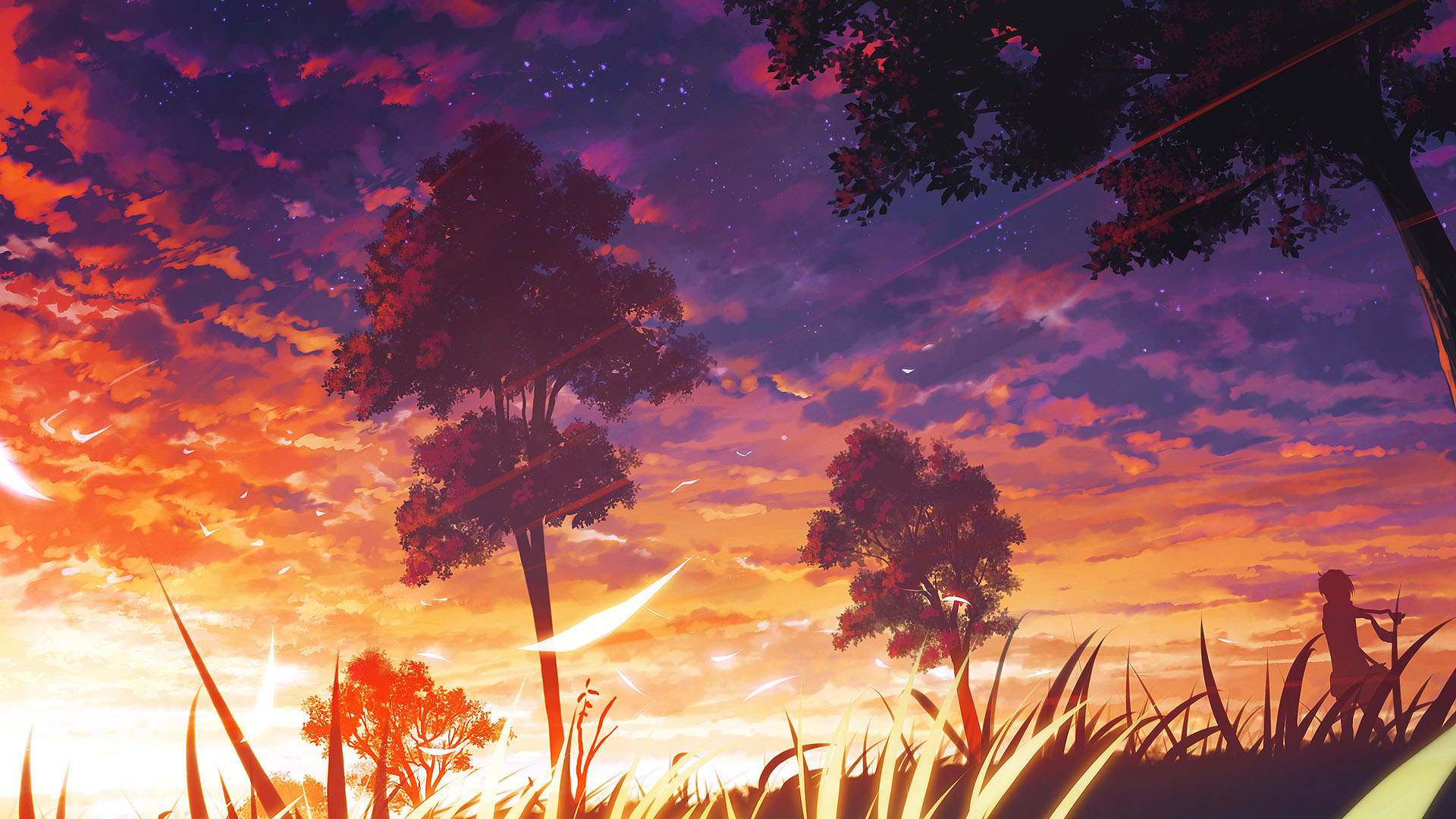 Background Anime đẹp Trẻ Trung Dễ Thương Lãng Mạn Nhất