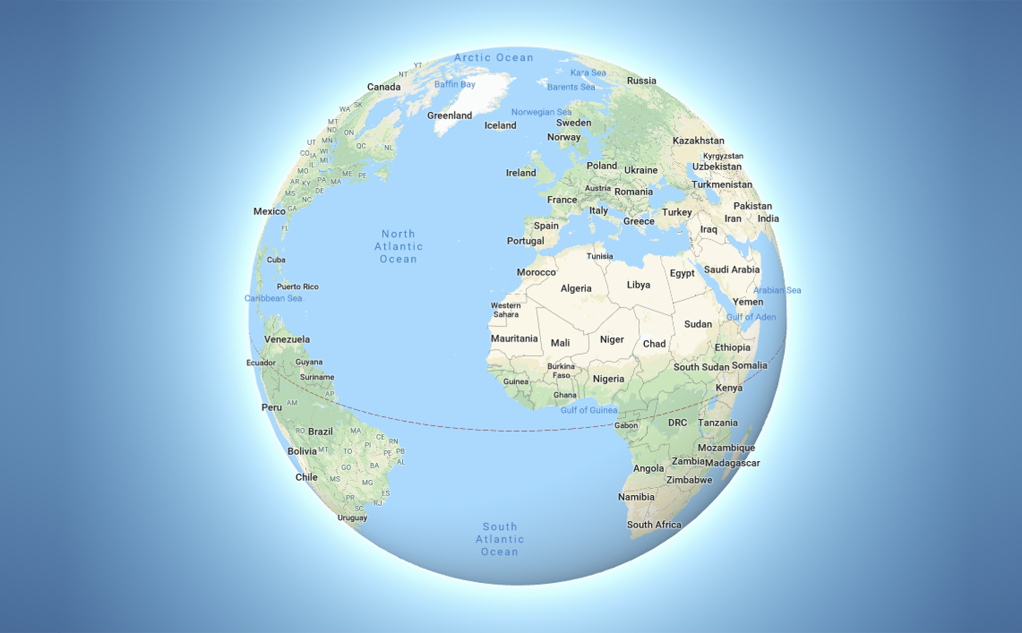 Chế độ 3D Globe cho phép người dùng quay quanh trái đất và khám phá toàn bộ bề mặt nó từ góc nhìn trên cao. Đây là công cụ hữu ích để định vị các địa điểm trên địa cầu và thực hiện nghiên cứu khoa học.