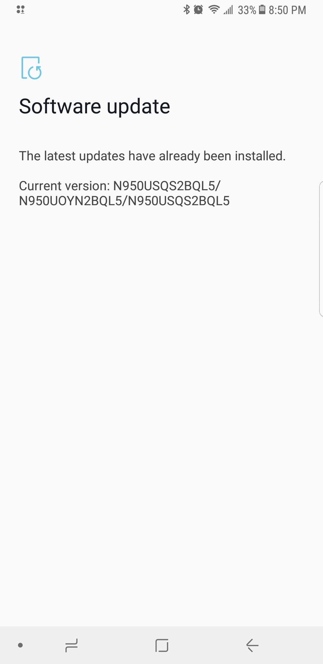 Samsung Note 8 N950U Sprint không check dc Software Update | Viết bởi ...