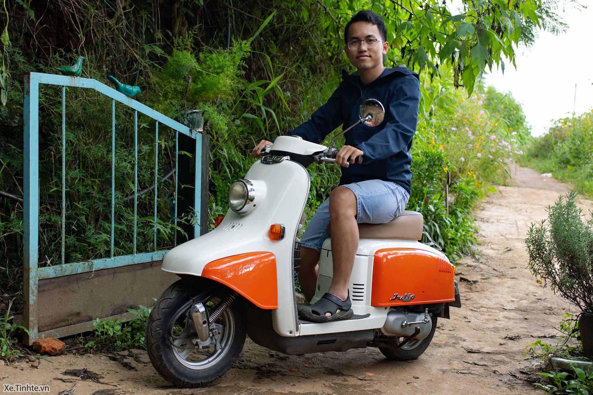 Xe tay ga cổ điển gần 25 tuổi Honda Julio phá giá hơn 70 triệu đồng tại Việt Nam