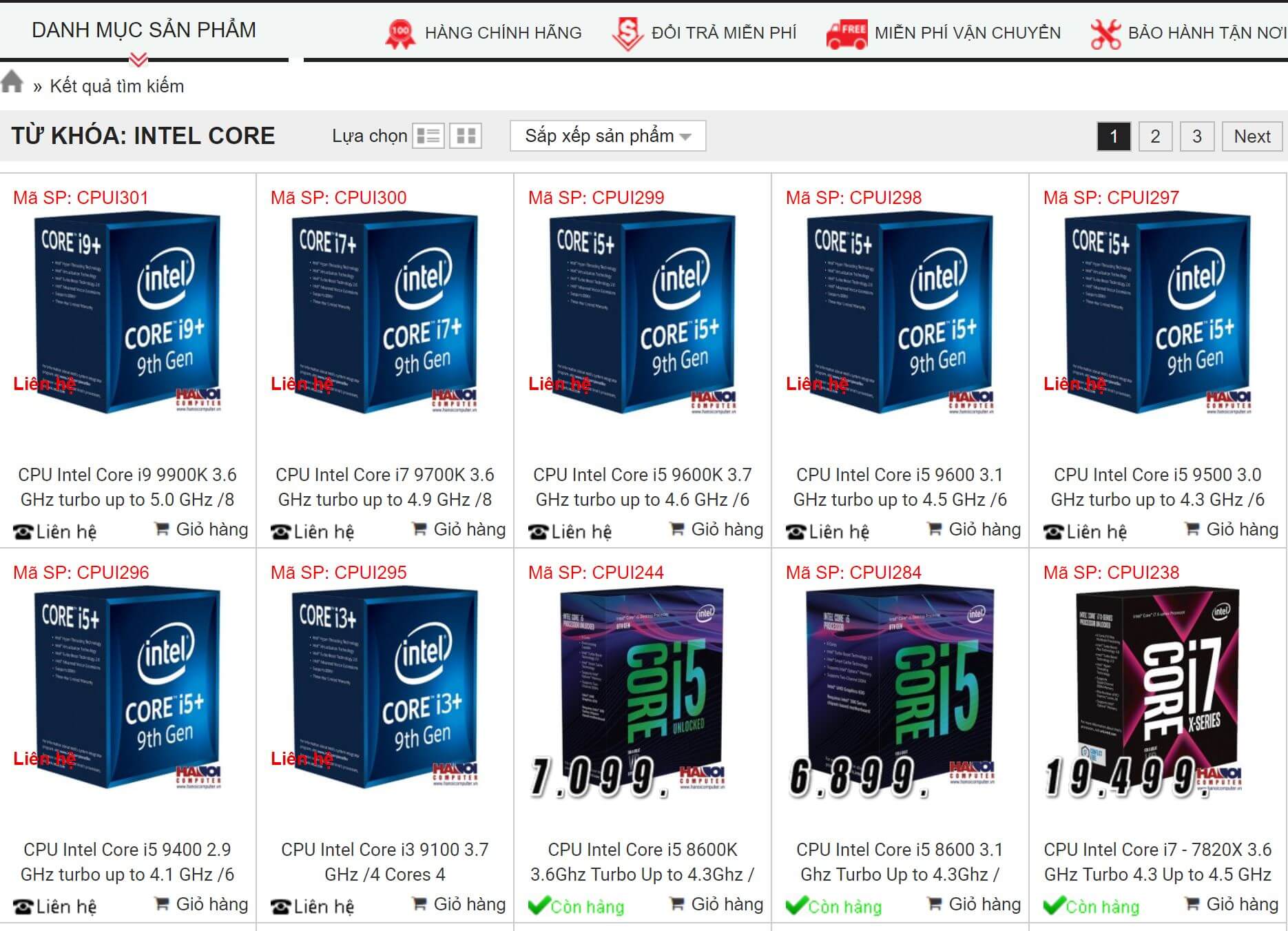 CPU Coffee Lake Refresh đầu tiên xuất hiện tại Việt Nam Viết bởi