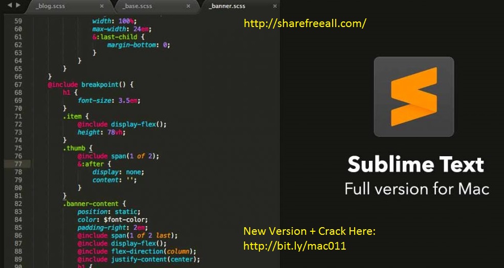 sublime text editor mac download