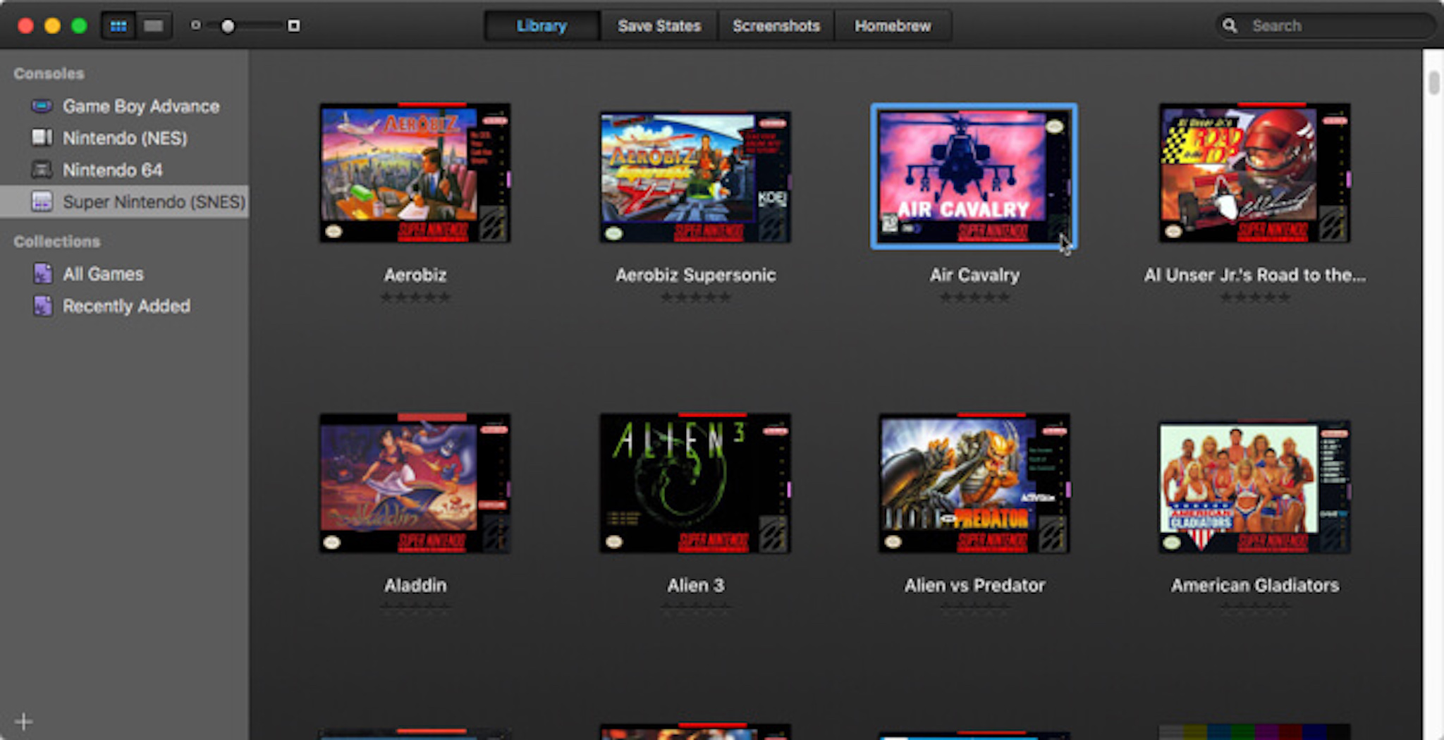 openemu-emulate-retro-games-macos-library-view.jpg