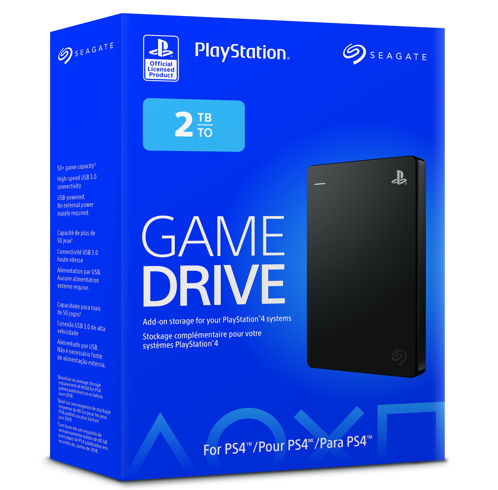 Seagate ra mắt ổ cứng di động Game Drive 2TB cho Sony PS4, giá 90