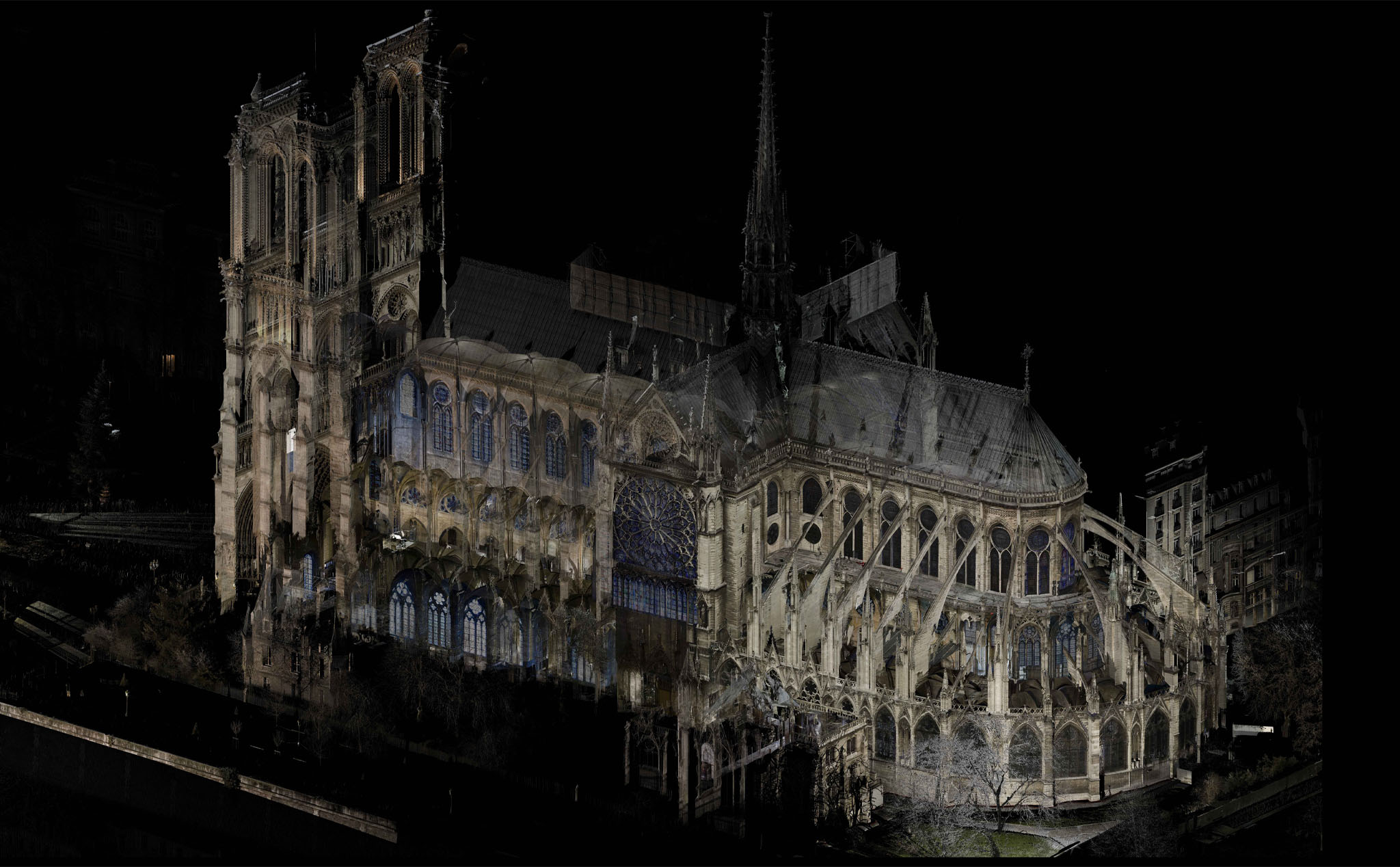 Dữ liệu mô hình 3D Nhà thờ Đức Bà Paris đang được lưu giữ tại Mỹ  Công  nghệ  Vietnam VietnamPlus