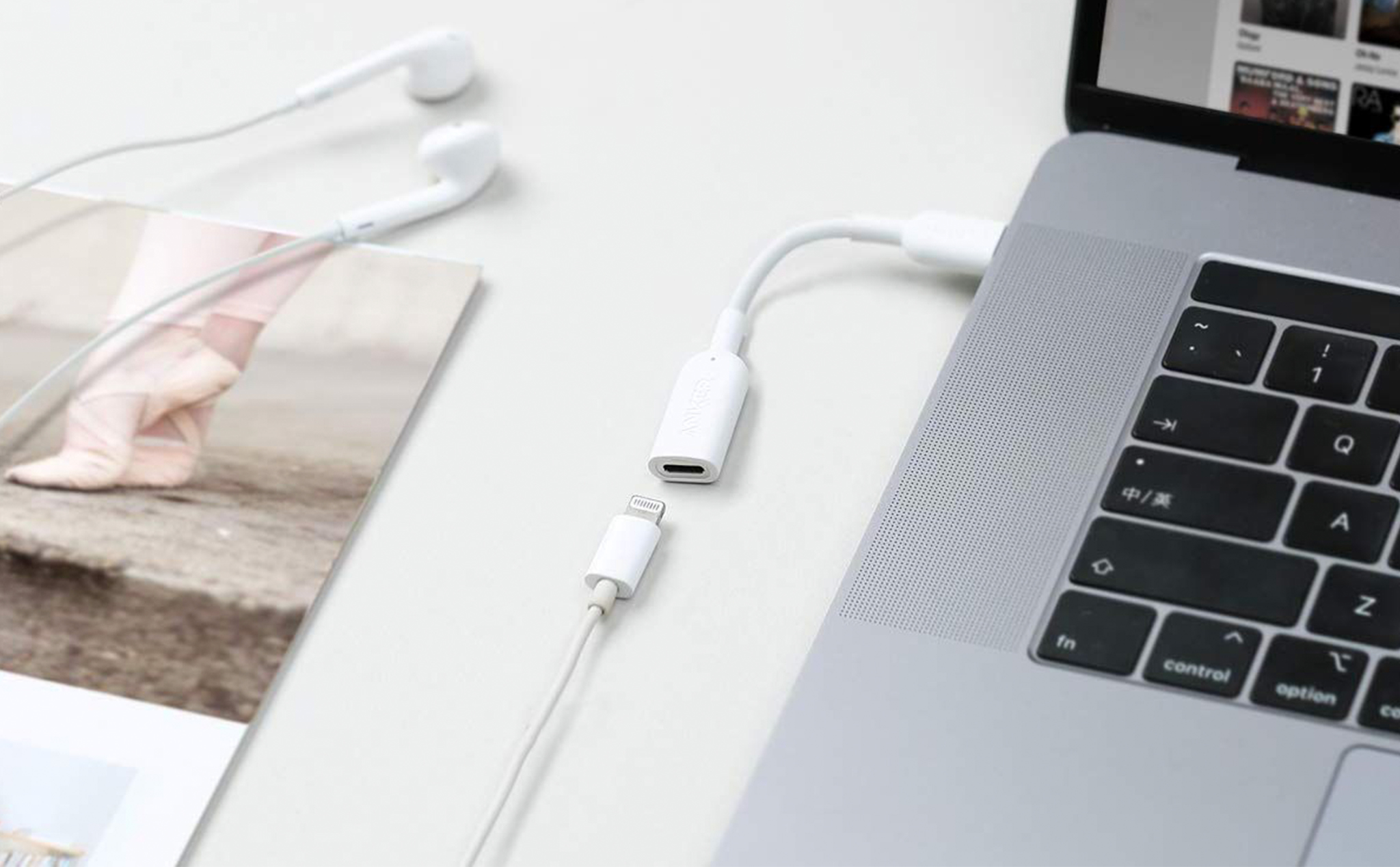 Anker ra mắt bộ chuyển đổi USB-C ra Lightning để nghe nhạc trên MacBook,  MFi, giá $30