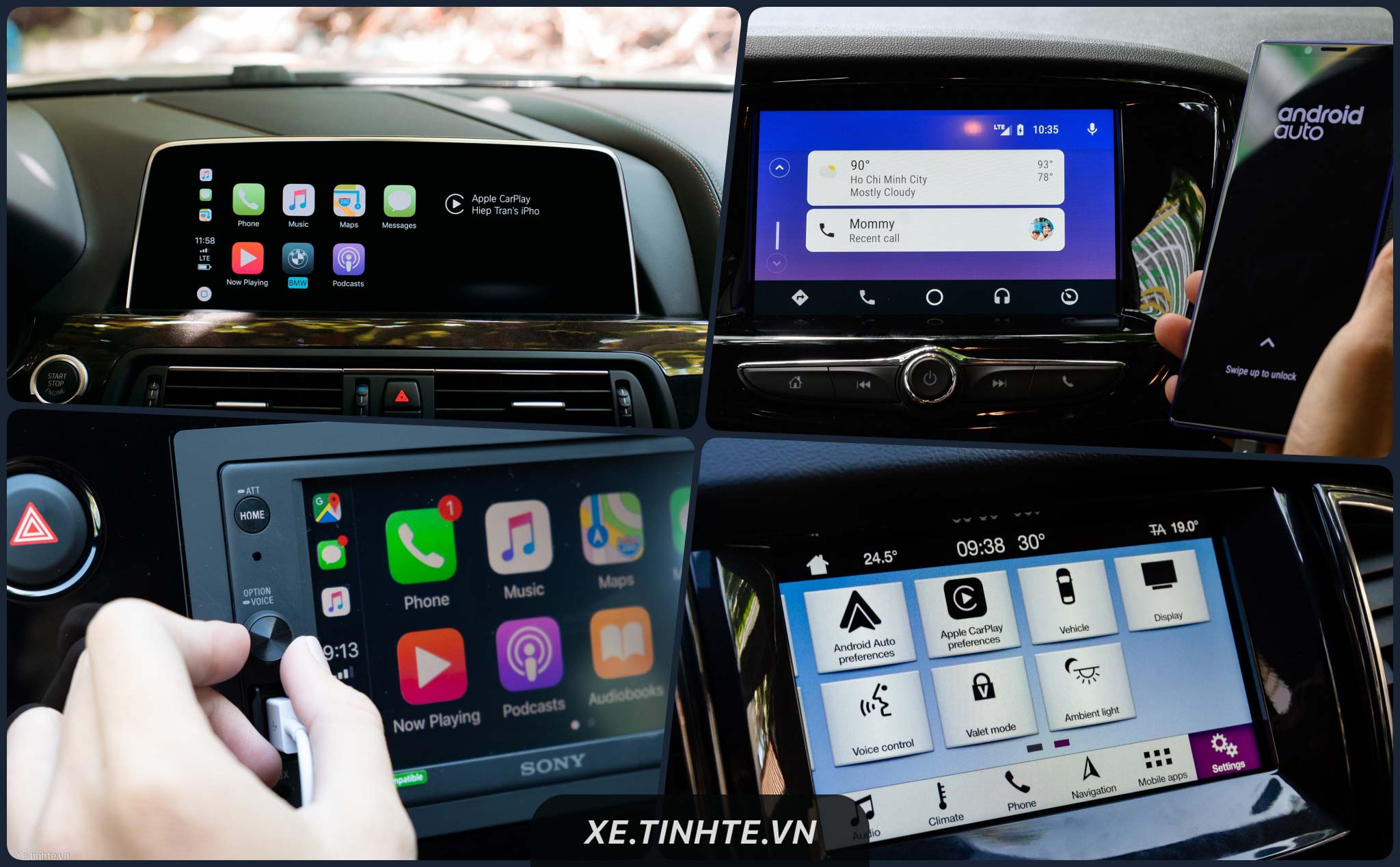 Làm sao để sử dụng Apple CarPlay hay Android Auto tại Việt Nam