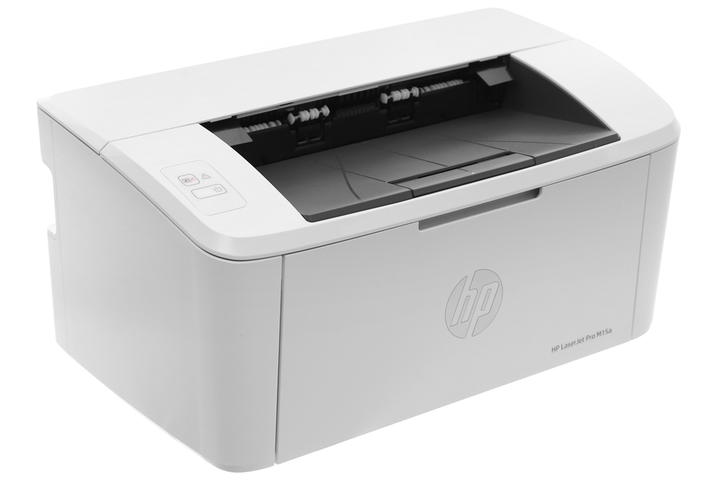 Máy in HP LaserJet Pro M15w siêu nhỏ gọn đặt trên bàn làm việc tiết kiệm không gian