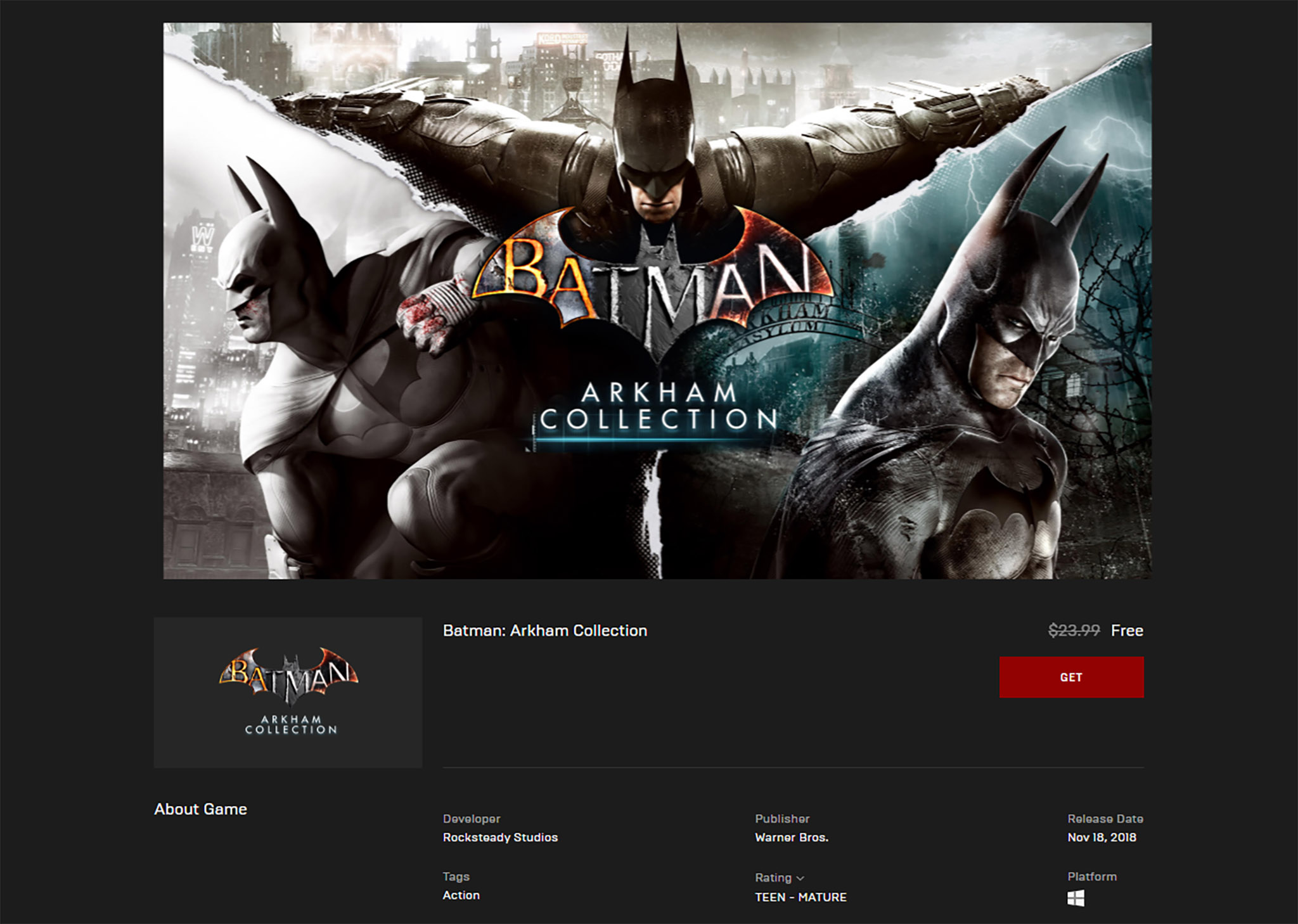 Batman epic games. Игра Бэтмен ЭПИК геймс. Batman Arkham Knight русский язык Epic games. Размер Батмана. Ps3 Bundle Batman.