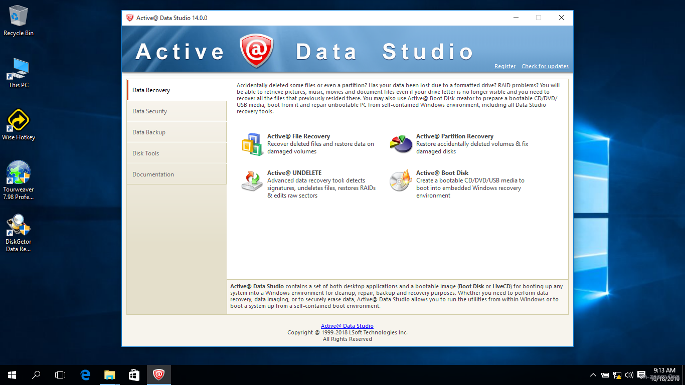 Active Data Studio v15.0.0 Full + WinPE [x86/x64] - Phần mềm cứu hộ dữ ...
