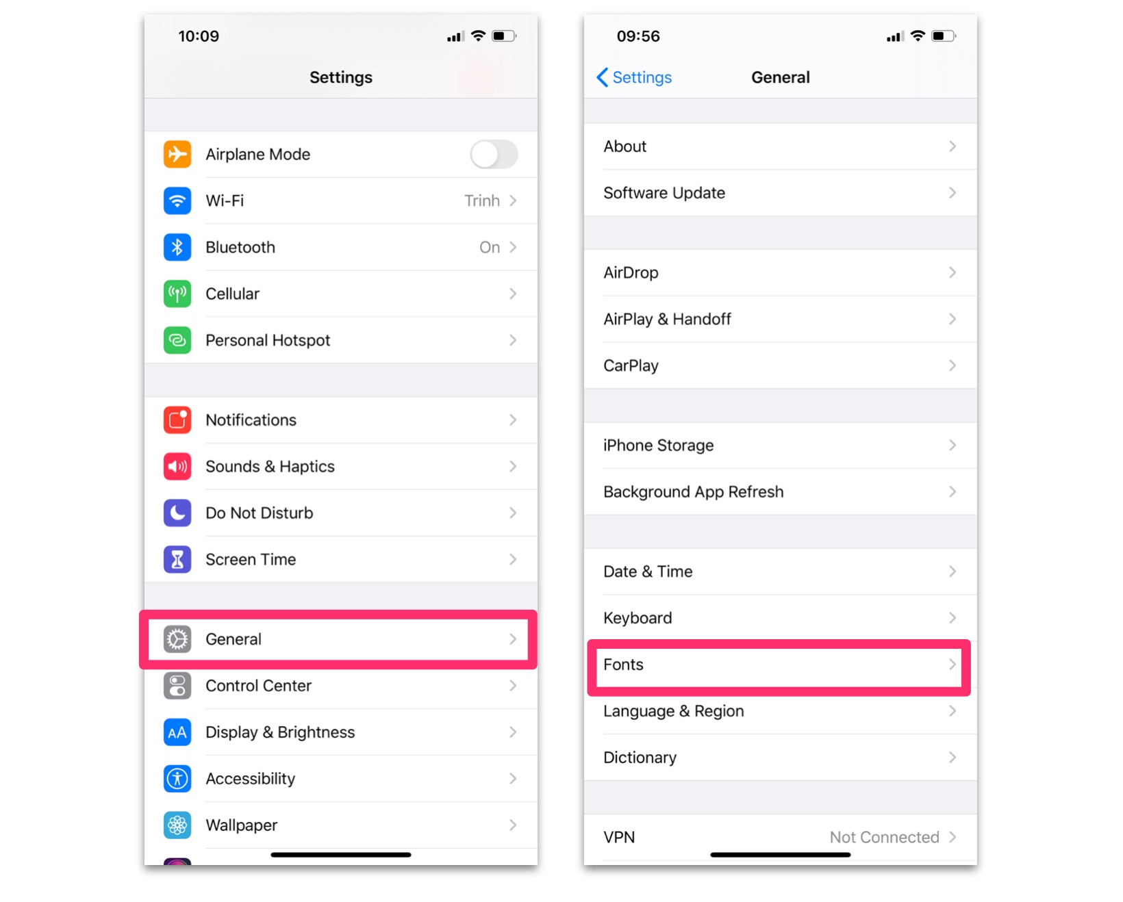 Bạn muốn tải font chữ mới trên iOS và iPadOS để trải nghiệm những kiểu chữ đẹp mắt nhất? Hãy tìm đến website của chúng tôi để tải và cài đặt những font chữ chất lượng cao nhất. Bạn sẽ không bỏ lỡ bất kỳ kiểu chữ nào trên iOS và iPadOS.